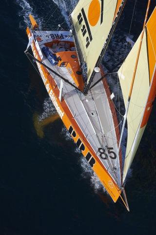 Sébastien Col co-skipper de Vincent Riou remporte la Transat Jacques Vabre à ses côtés !