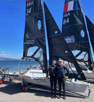 Mathilde Lovadina à la Semaine Olympique Française - 49er FX