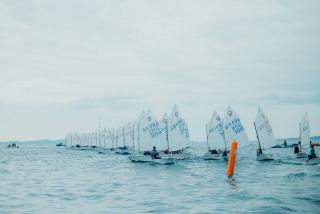 Stage, compétition et médaille à La Londe - Optimist