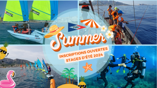 Stages d'été - Voile, pêche, plongée