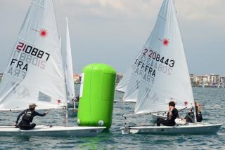 Thomas Faure 3e du demi national de printemps Laser - Cap d'Agde