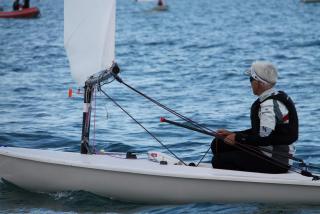 Thomas Faure 3e du demi national de printemps Laser - Cap d'Agde