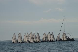 Thomas Faure 3e du demi national de printemps Laser - Cap d'Agde