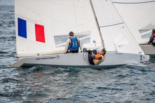 Thomas Giorgi à la Nice Christmas Regatta en Star avec Xavier Rohart