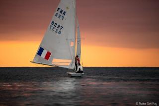 Thomas Giorgi à la Nice Christmas Regatta en Star avec Xavier Rohart