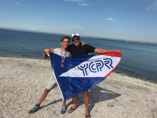 Timothée champion de France d'Optimist N2