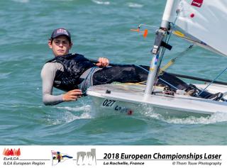 Tom et Tristan au championnat d'Europe Laser 