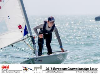 Tom et Tristan au championnat d'Europe Laser 