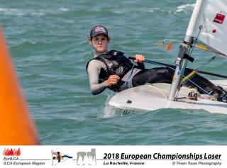 Tom et Tristan au championnat d'Europe Laser 