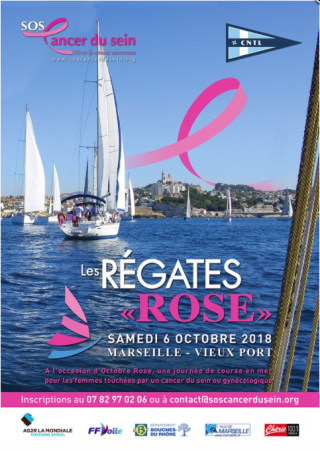 Une représentante de l'YCPR aux Régates "Rose"