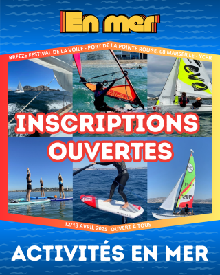 Activités en mer - Ouverture des inscriptions pour 50% des créneaux